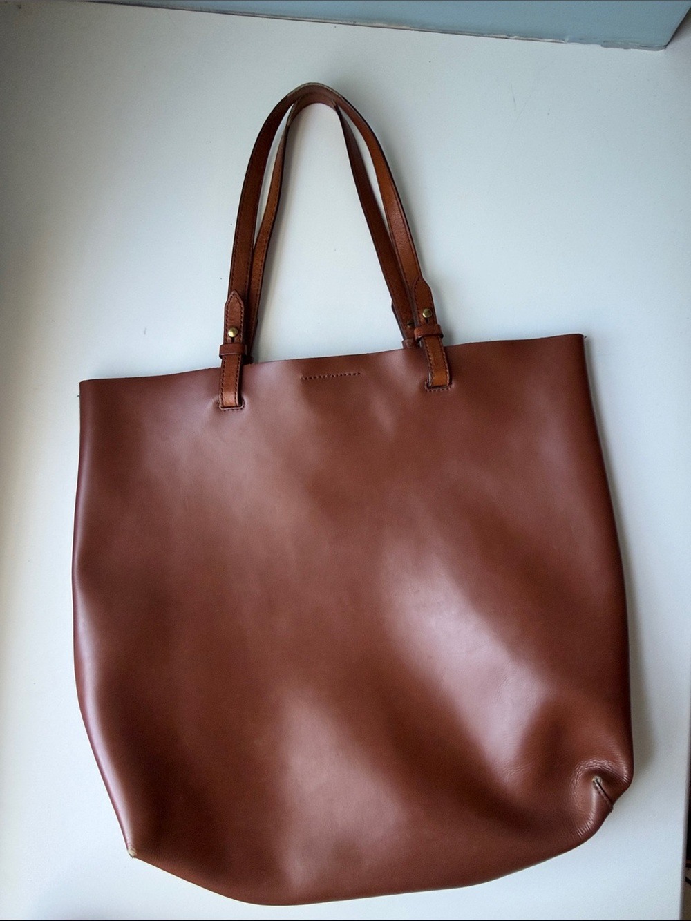 Fossil Leather tote bag - Picture 3 of 7
